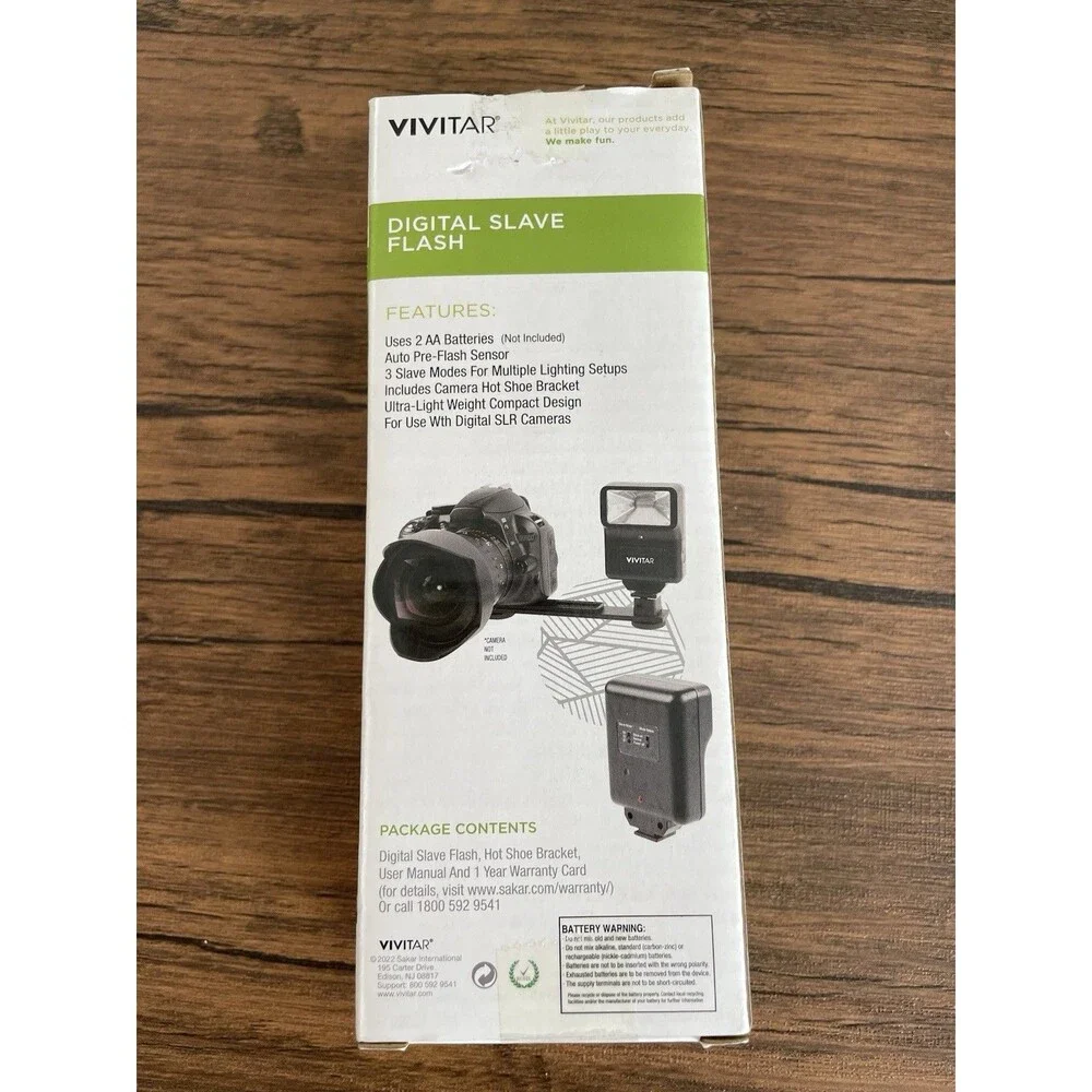 Digital Slave Flash By Vivitar For Digital Camera